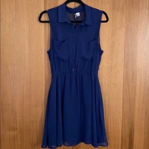 H&M collared button up dress